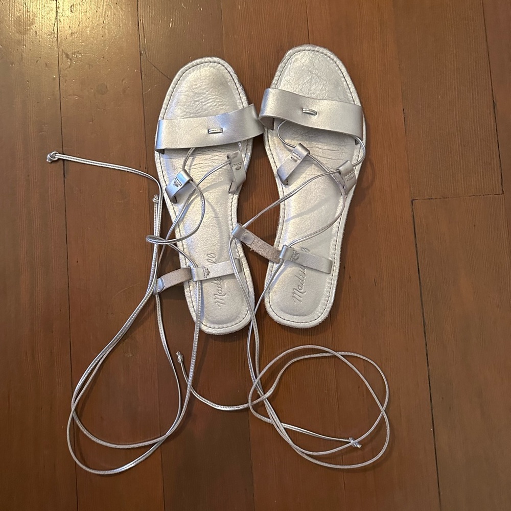 Madewell Metallic Gladiator Sandals